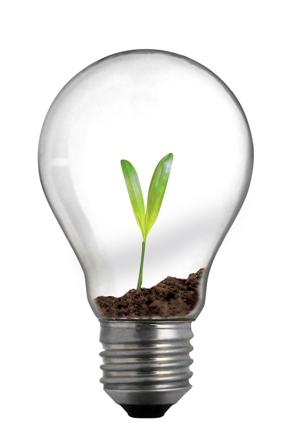 Door voor duurzame lichtbronnen te kiezen kun je enorm besparen op onder andere kantoorverlichting.