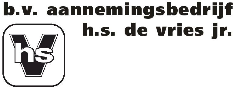 Logo B.V. Aannemingsbedrijf H.S. de Vries jr.