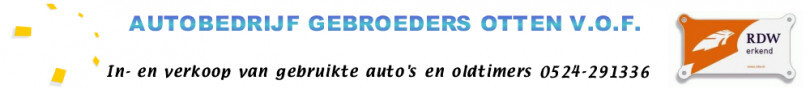 Logo Verkoop van auto's - Gebr. A & G Otten VOF, Geesbrug