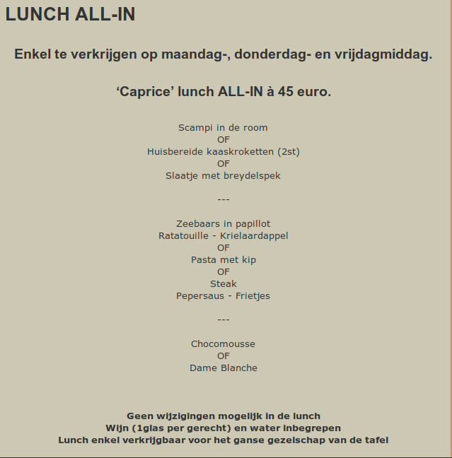 Grillrestaurant Caprice