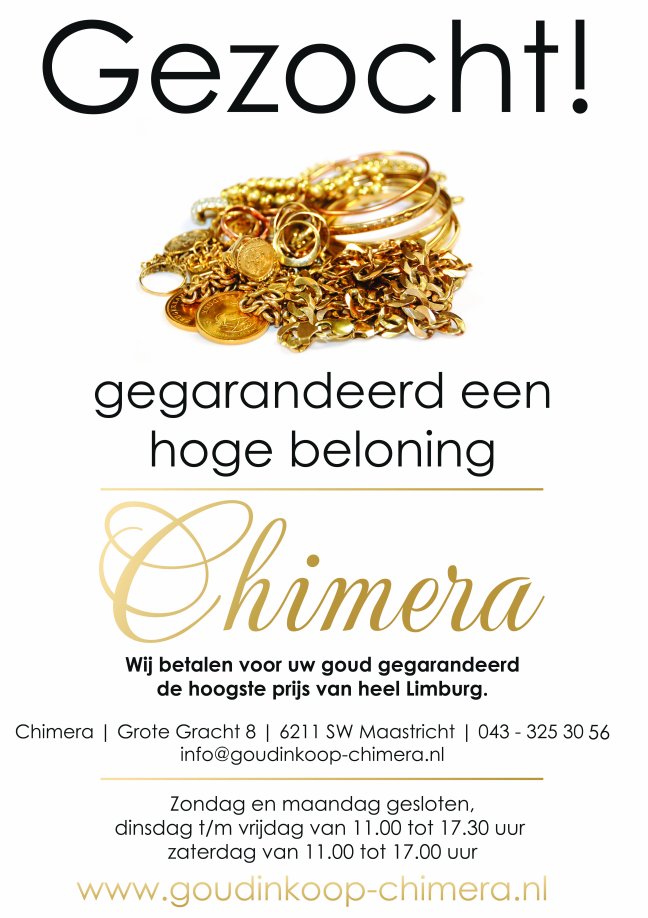 Terugspoelen Aanhankelijk Productiviteit Chimera/\'t Pandhuis Roermond Limburg Inkoop van goud en zilver Goudinkoop  Sieraden : Uw-Adres.nl