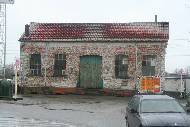 Authentiek gebouw in Halle