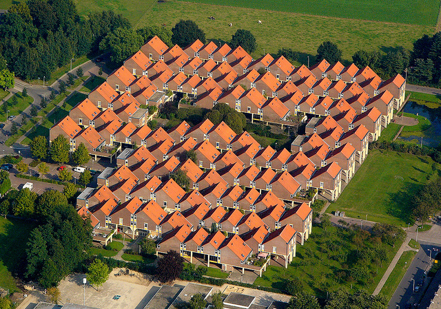 Luchtfoto van Hengelo