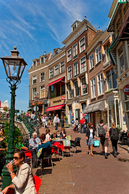 Straatbeeld Leiden