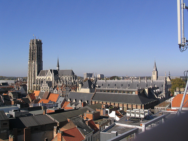 Stadsgezicht van Mechelen
