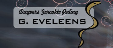 Logo Palingrokerij G. Eveleens, Burgerveen