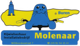 Logo Installatiebedrijf Molenaar V.O.F., Buren Ameland