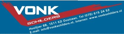 Logo A. Vonk Schilders, Oostzaan