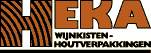 Logo Heka Wijnkisten en houtverpakking, Boven Leeuwen