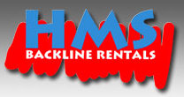 Logo HMS Backline Rentals, Haren