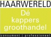 Logo Haarwereld Kappersgroothandel, Nieuwleusen