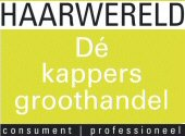 Logo Haarwereld Kappersgroothandel, Nieuwleusen