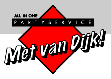 Logo All in One Partyservice met van Dijk, Eindhoven