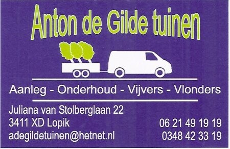 Logo Anton de Gilde Tuinen, Lopik