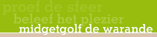 Logo Midgetgolfbaan De Warande, Helmond