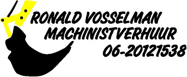 Logo Ronald Vosselman Machinistverhuur, Vaassen
