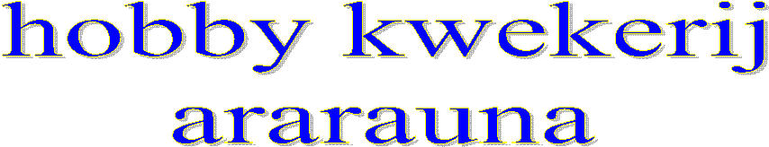 Logo Ararauna, Nieuwekerk a/d IJssel