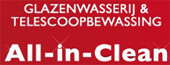 Logo Glazenwasserij Diensten All-in-Clean, Pijnacker