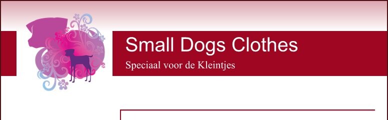 Logo Small Dogs Clothes Speciaal voor de kleintjes, Zegge