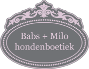 Logo Babs + Milo hondenboetiek, Breda