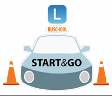 Logo Rijschool Start & Go, Deventer