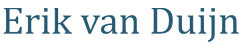 Logo Erik van Duijn Interim Finance Consultancy, Hillegom