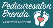 Logo Pedicuresalon Brenda, Budel