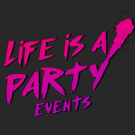 Logo Life is a Party Events, 's-Gravenzande