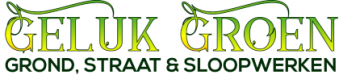 Logo Geluk groen grond straat & sloopwerken, Dodewaard